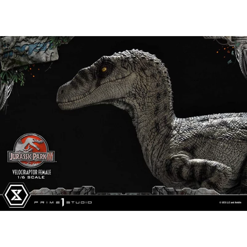 Jurassic Park III Statue 1/6 Velociraptor Female Bonus Version 44cm