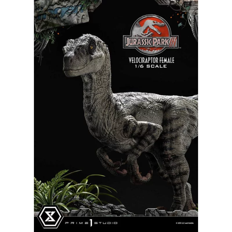 Jurassic Park III Statue 1/6 Velociraptor Female Bonus Version 44cm