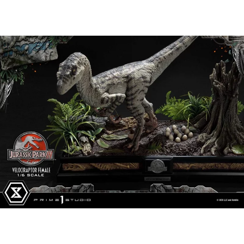 Jurassic Park III Statue 1/6 Velociraptor Female Bonus Version 44cm