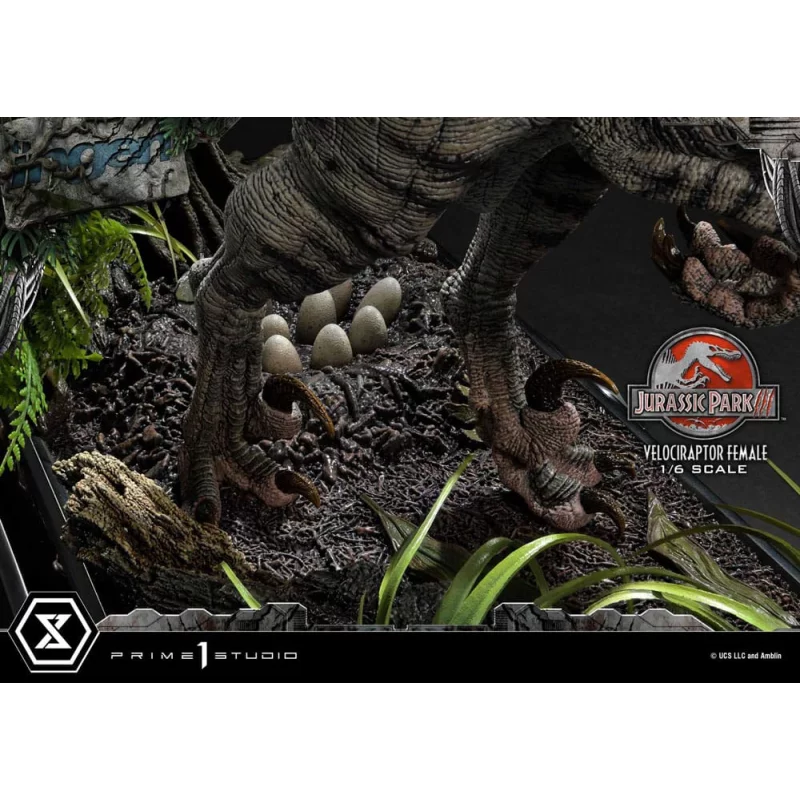 Jurassic Park III Statue 1/6 Velociraptor Female Bonus Version 44cm