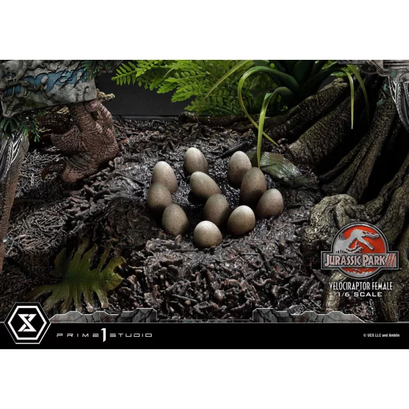 Jurassic Park III Statue 1/6 Velociraptor Female Bonus Version 44cm