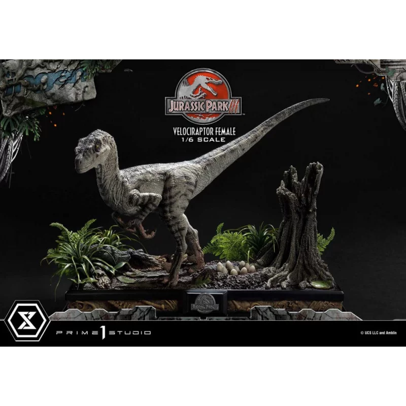 Jurassic Park III Statue 1/6 Velociraptor Female Bonus Version 44cm