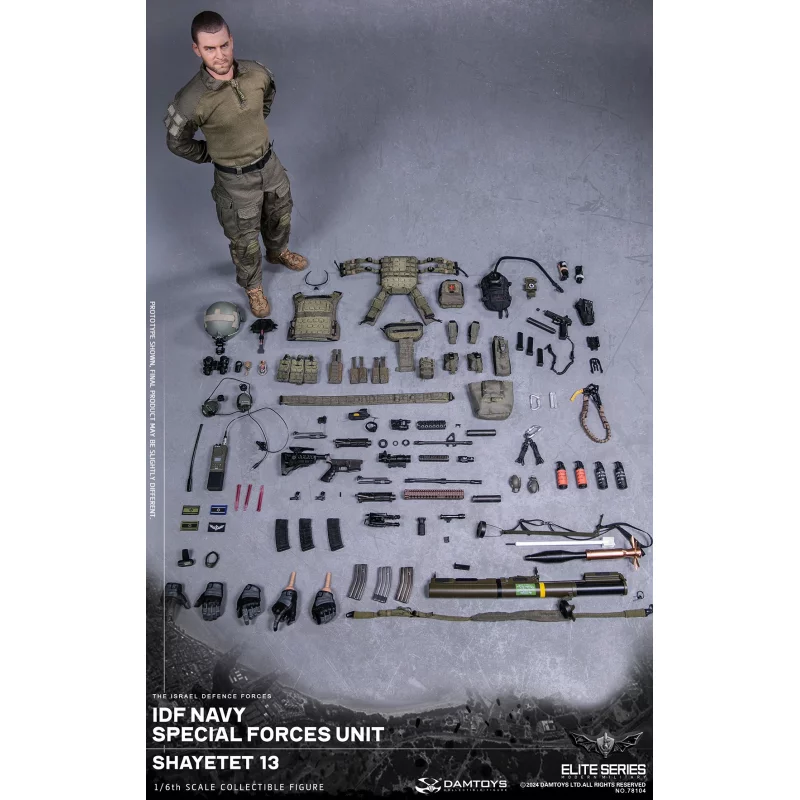 IDF Navy special forces unit Shayetet 13 Collectible Action Figurine 1/6 78104 DAMTOYS