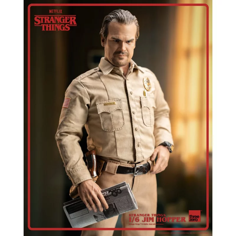 Stranger Things (Season 1) Collectible Action Figurine 1/6 Jim Hopper 32cm