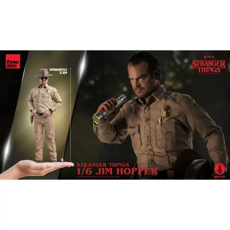 Stranger Things (Season 1) Collectible Action Figurine 1/6 Jim Hopper 32cm