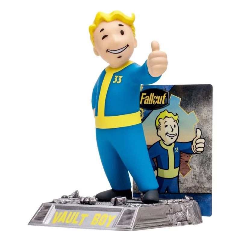 Fallout Figurine Movie Maniacs Vault Boy (Gold Label) 15cm