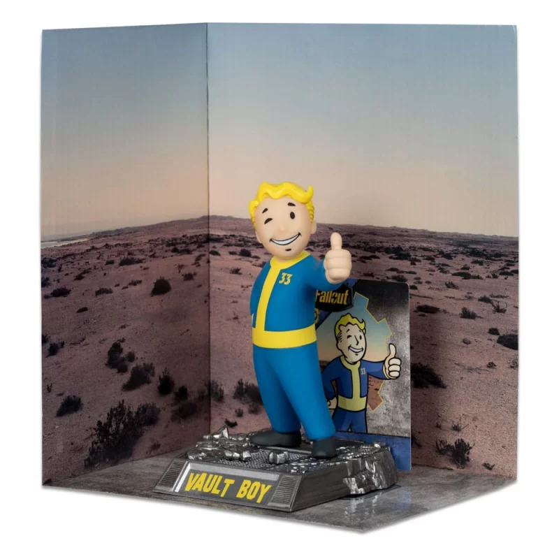 Fallout Figurine Movie Maniacs Vault Boy (Gold Label) 15cm