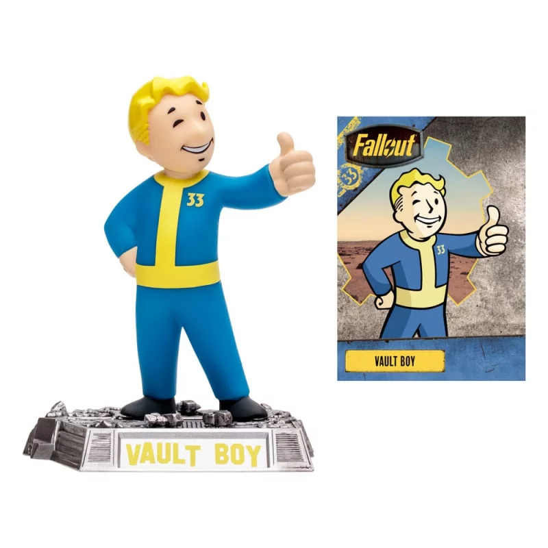 Fallout Figurine Movie Maniacs Vault Boy (Gold Label) 15cm
