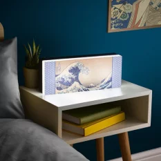 Japon La Grande Vague de Kanagawa Lampe Décorative 30cm