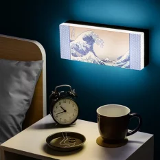 Japon La Grande Vague de Kanagawa Lampe Décorative 30cm