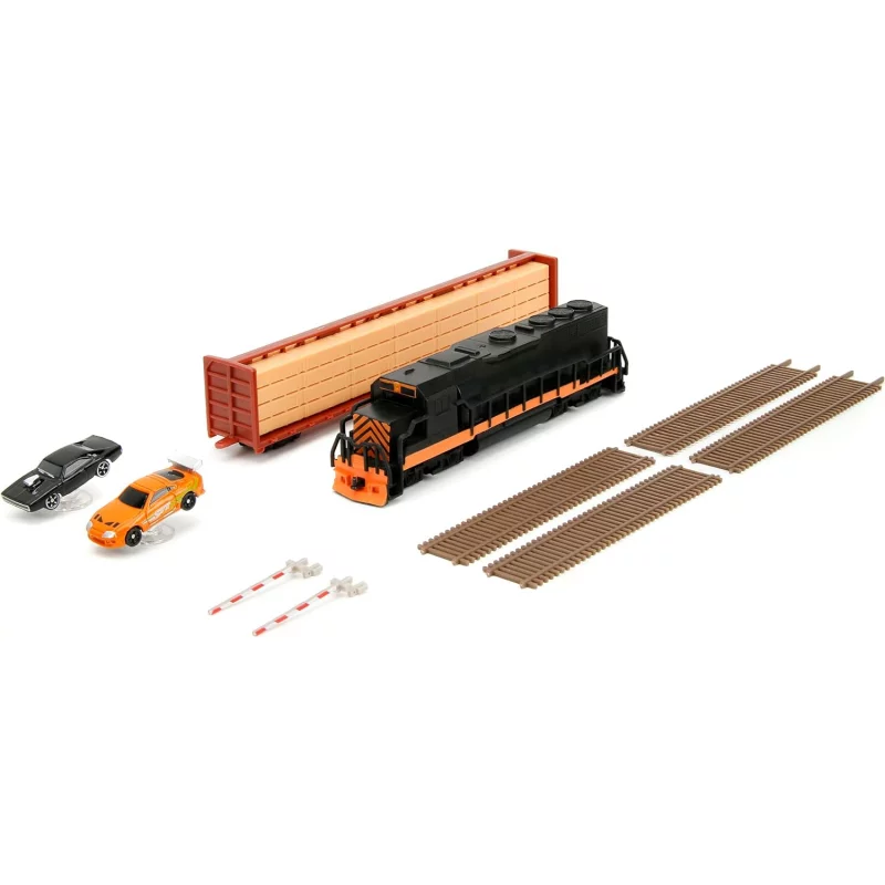 Fast &amp; Furious Final Race Train Diorama Nano Scene