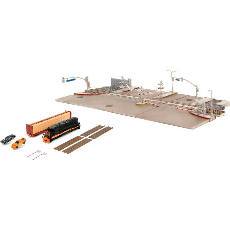 Fast &amp; Furious Final Race Train Diorama Nano Scene