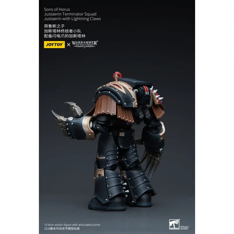 Warhammer The Horus Heresy Action Figurine 1/18 Sons of Horus Justaerin Terminator Squad Justaerin with Lightning Claws 12cm