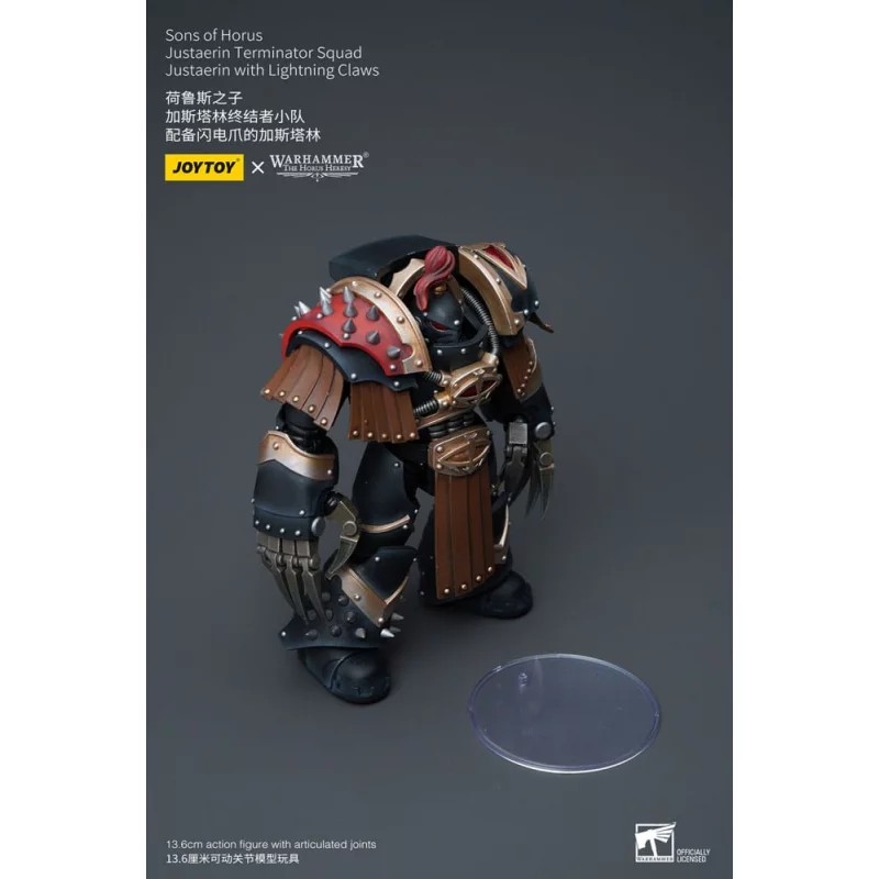 Warhammer The Horus Heresy Action Figurine 1/18 Sons of Horus Justaerin Terminator Squad Justaerin with Lightning Claws 12cm