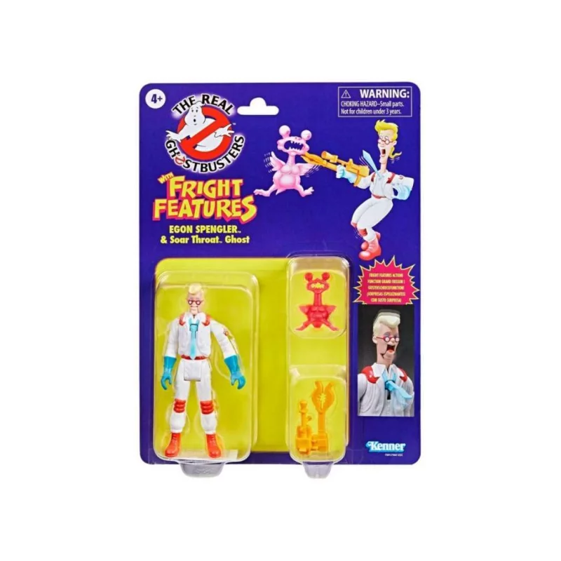 Figurine Kenner 1984 - The Real Ghostbusters - Winston Zeddemore Avec Fantôme Et Sac - Occasion