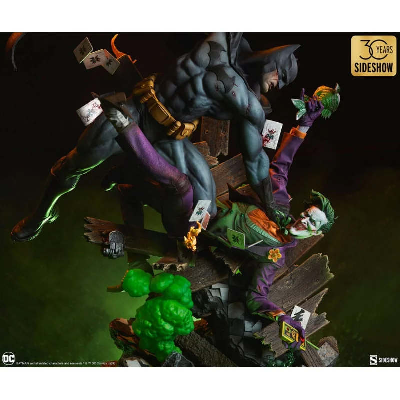 DC Comics Statue Premium Format Batman vs The Joker: Eternal Enemies 81cm (New)