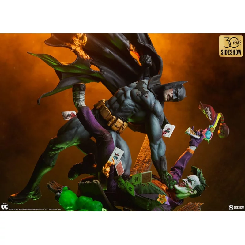 DC Comics Statue Premium Format Batman vs The Joker: Eternal Enemies 81cm (New)