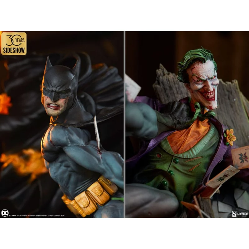 DC Comics Statue Premium Format Batman vs The Joker: Eternal Enemies 81cm (New)