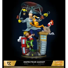 Inspecteur Gadget Statue Diorama 1/6 Inspecteur Gadget avec Sophie et Finot by Cartoon Kingdom 43cm