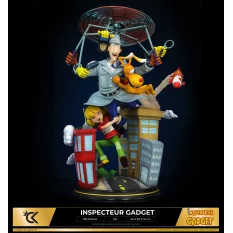 Inspecteur Gadget Statue Diorama 1/6 Inspecteur Gadget avec Sophie et Finot by Cartoon Kingdom 43cm