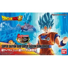 Dragonball Super figurine Plastic Model Kit Figure-rise Super Saiyan God Super Saiyan Son Goku 18 cm