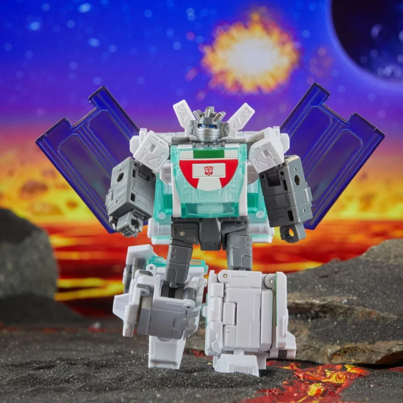 Transformers Generations Legacy United Voyager Class Action Figure Origin Wheeljack 18cm
