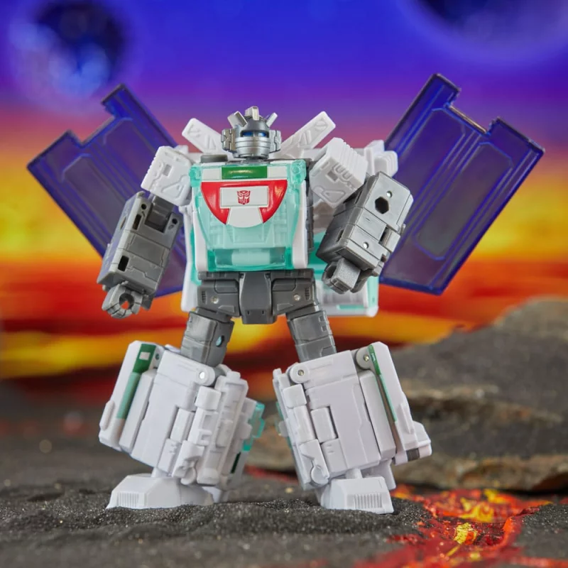 Transformers Generations Legacy United Voyager Class Action Figure Origin Wheeljack 18cm