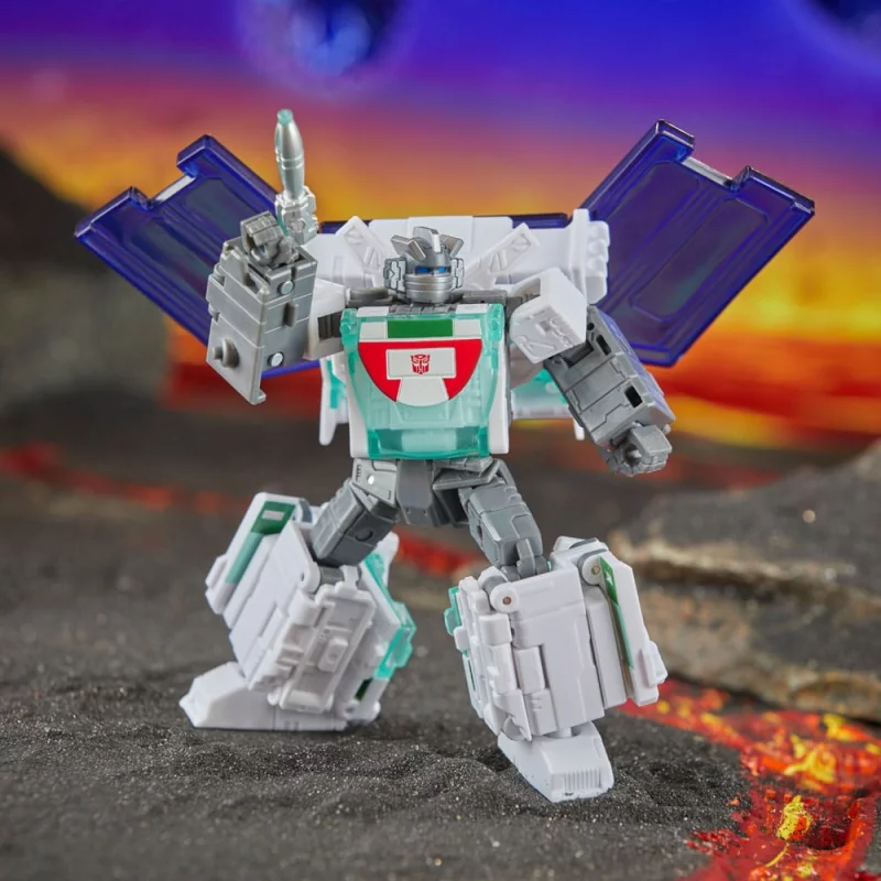 Transformers Generations Legacy United Voyager Class Action Figure Origin Wheeljack 18cm