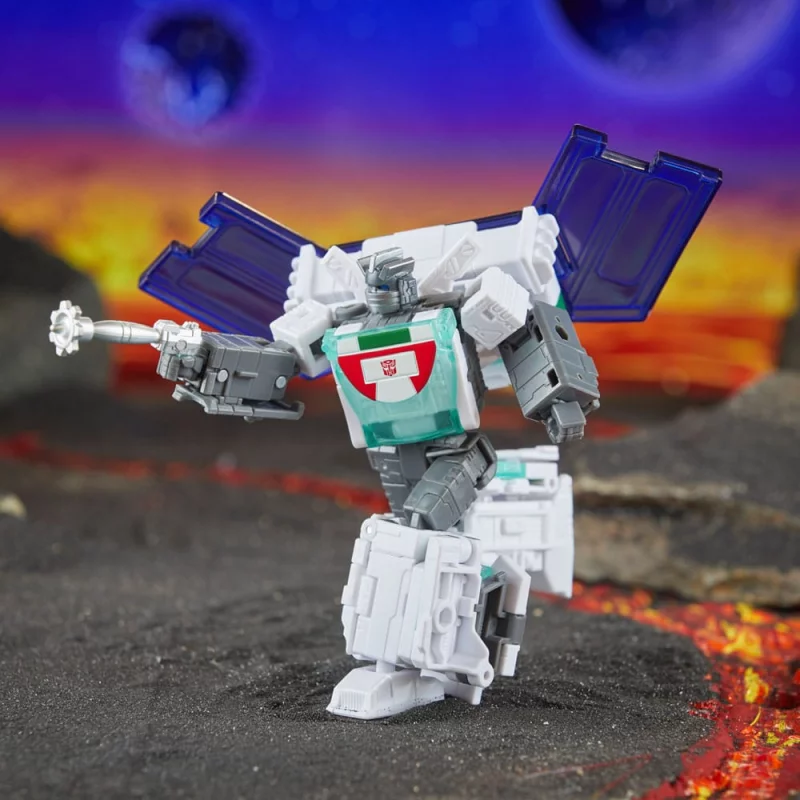 Transformers Generations Legacy United Voyager Class Action Figure Origin Wheeljack 18cm