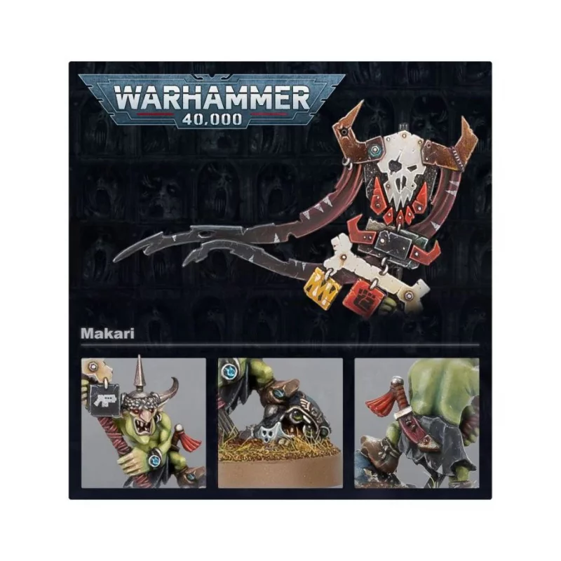 Warhammer 40k Paintable Figures Orks Ghazghkull Thraka