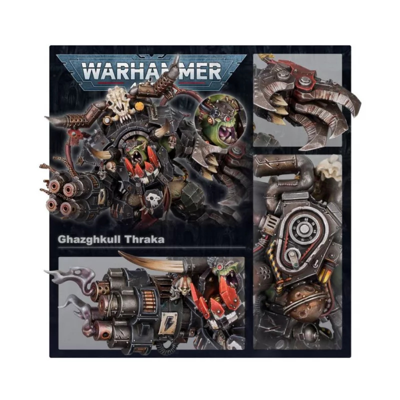Warhammer 40k Paintable Figures Orks Ghazghkull Thraka