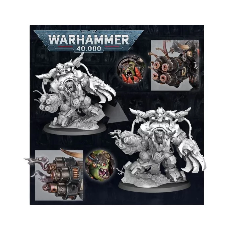 Warhammer 40k Paintable Figures Orks Ghazghkull Thraka