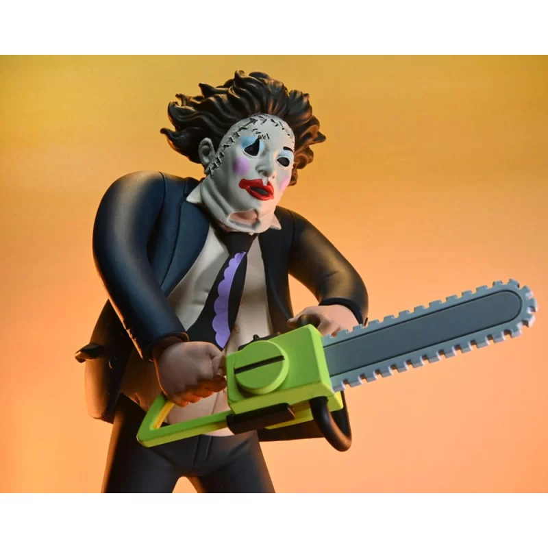 Texas Chainsaw Massacre Toony Terrors Action Figure 50th Anniversary Pretty Woman Leatherface 15cm