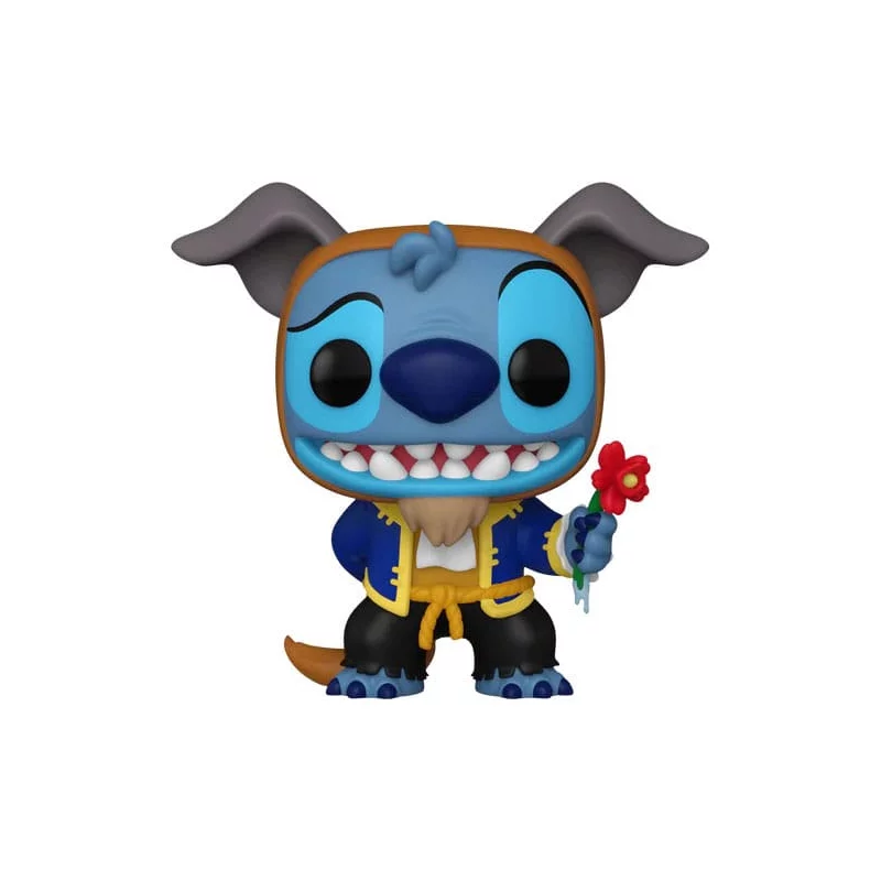 Stitch in Costume POP! Disney Stitch as Beast la Bête Figurine 10cm N°1459