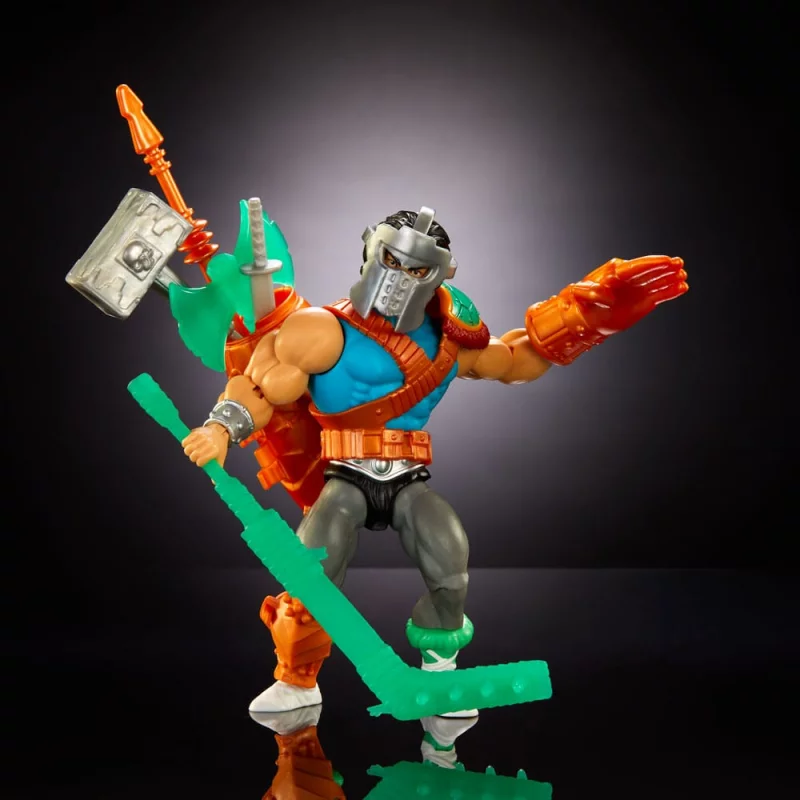 Masters of the Universe MOTU x TMNT: Turtles of Grayskull Action Figure Casey Jones 14cm