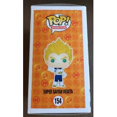 Dragon Ball Z POP! Animation Figurine Super Saiyan Vegeta Metallic Blue Convention Exclusive 2018 10cm n°154