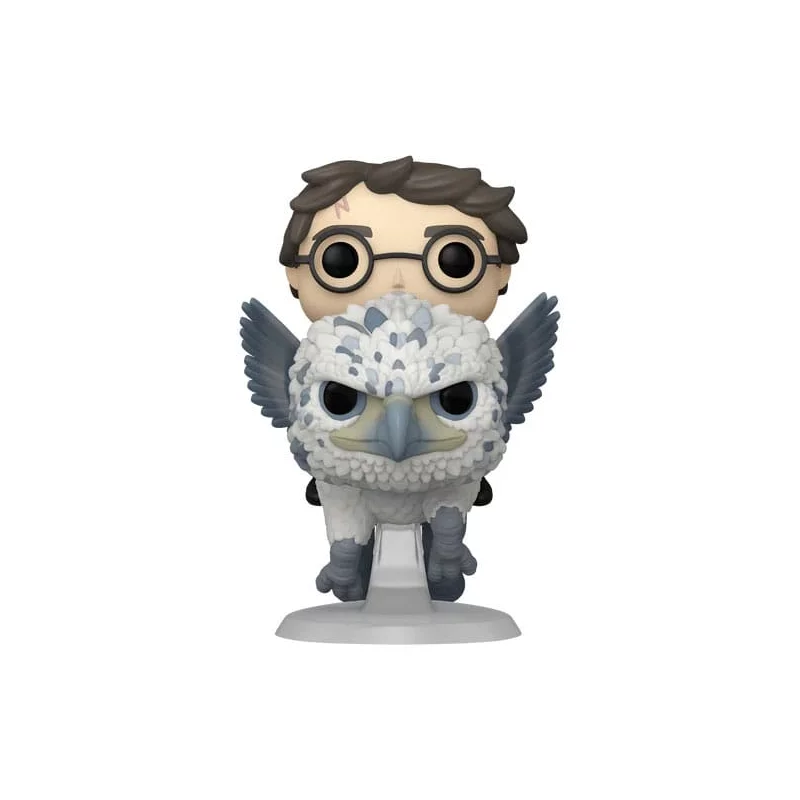 Harry potter and the prisoner of Azkaban POP! Rides Deluxe Harry &amp; Buckbeak Figure 10cm N°123
