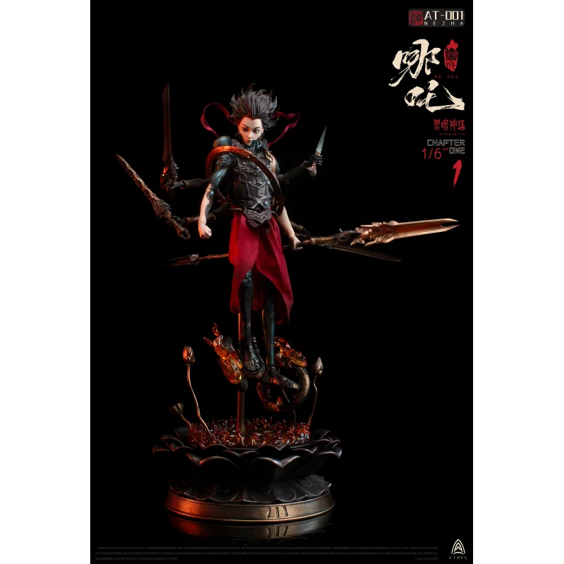 Dark Myth Nezha Collectible Action Figure 1/6 A-toys Dark Myth Nezha Collectible Action Figure 1/6 A-toys