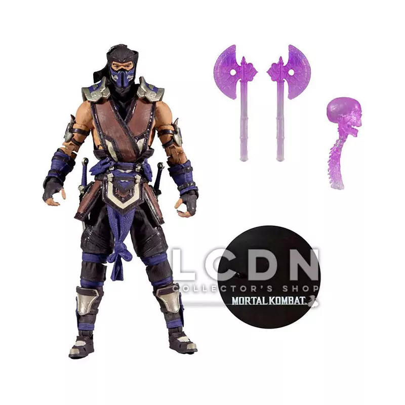 Mortal Kombat Action Figurine Sub Zero Winter Purple Variant 18cm