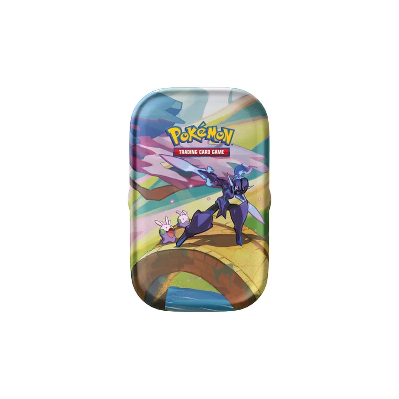 Pokémon JCC EV06 Ecarlate et Violet Vibrant Paldea 5 mini tin Cléopsytra, Mucuscule, Phyllali, Plumeline et Pachirisu *Français*