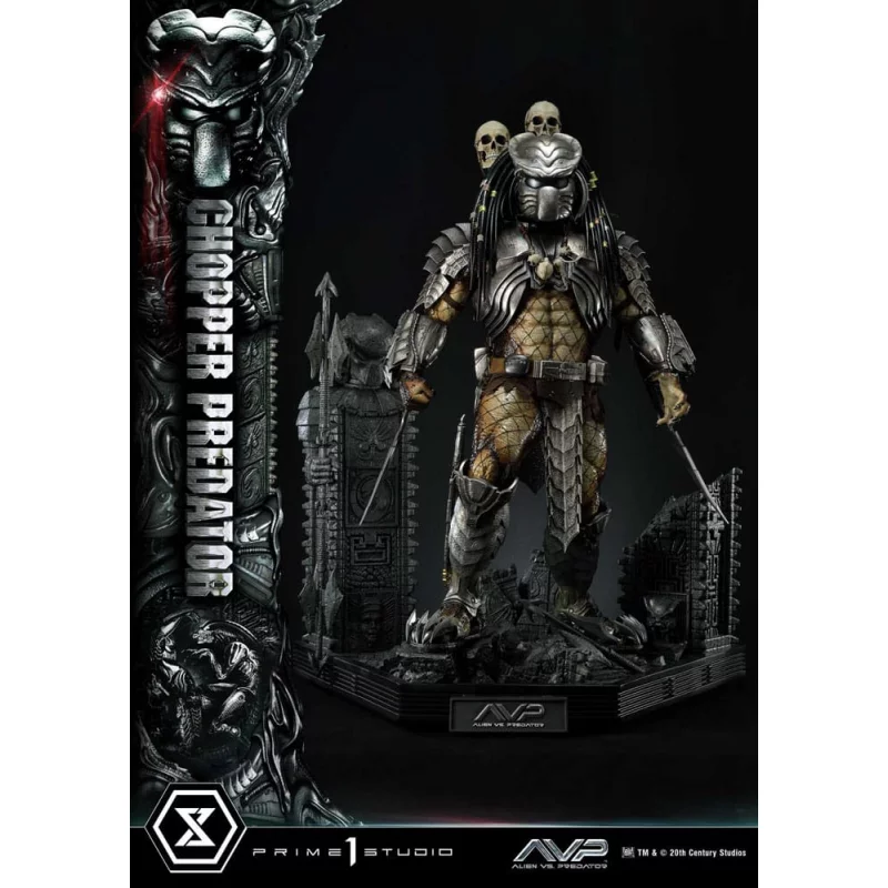 The Alien vs. Predator Statue 1/3 Chopper Predator 103cm