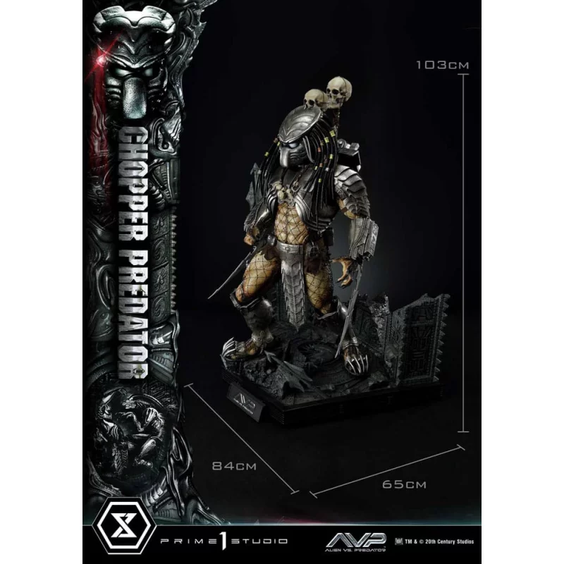 The Alien vs. Predator Statue 1/3 Chopper Predator 103cm