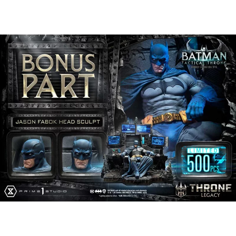 DC Comics Statue 1/3 Batman Tactical Throne Ultimate Bonus Version 57cm