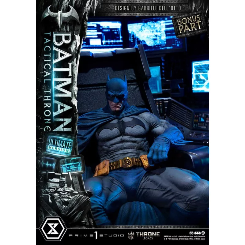 DC Comics Statue 1/3 Batman Tactical Throne Ultimate Bonus Version 57cm