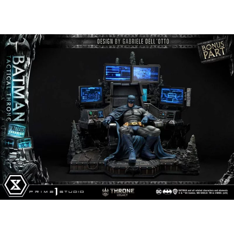 DC Comics Statue 1/3 Batman Tactical Throne Ultimate Bonus Version 57cm