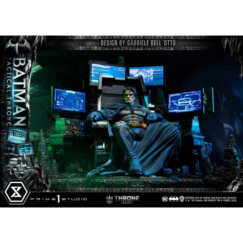 DC Comics Statue 1/3 Batman Tactical Throne Ultimate Bonus Version 57cm