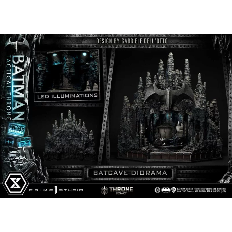 DC Comics Statue 1/3 Batman Tactical Throne Ultimate Bonus Version 57cm