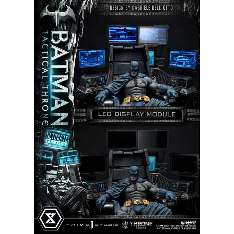 DC Comics Statue 1/3 Batman Tactical Throne Ultimate Bonus Version 57cm