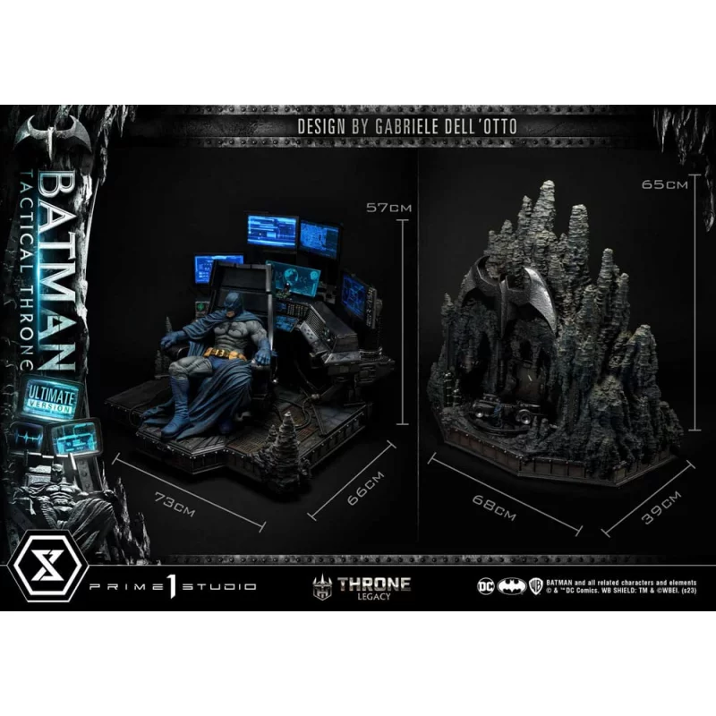 DC Comics Statue 1/3 Batman Tactical Throne Ultimate Bonus Version 57cm