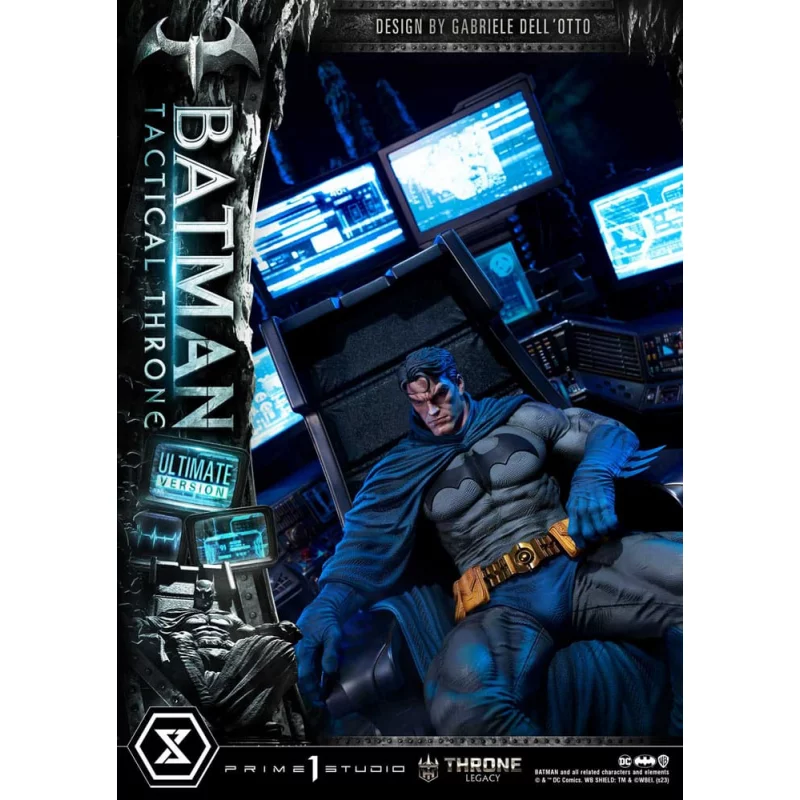 DC Comics Statue 1/3 Batman Tactical Throne Ultimate Bonus Version 57cm